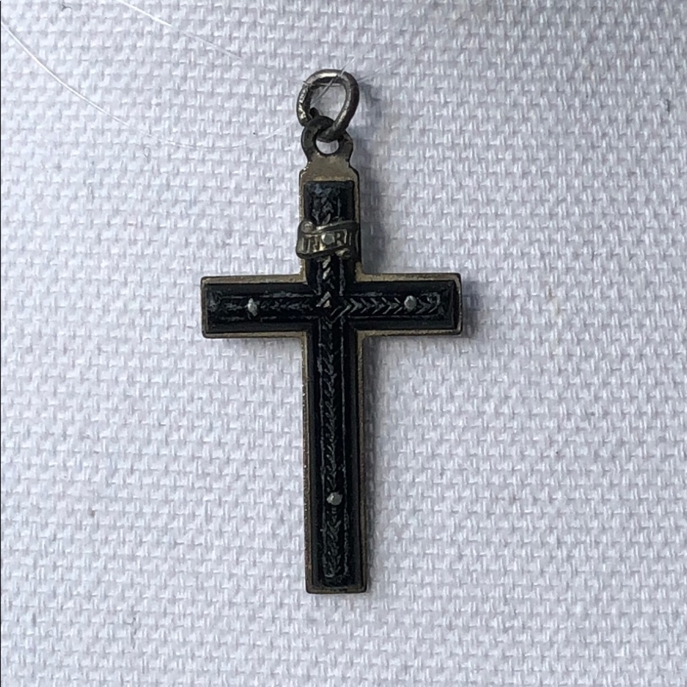 Black cross signed Italy Roma